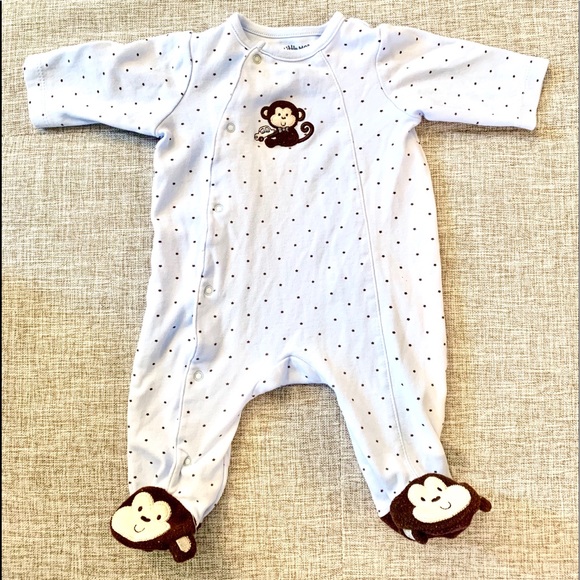 Little me sleeper with footies size 3 months - Picture 5 of 6